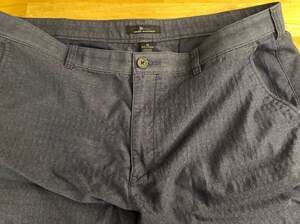 Marc Anthony Men's  Chambray Flat Front Casual Shorts Size 40